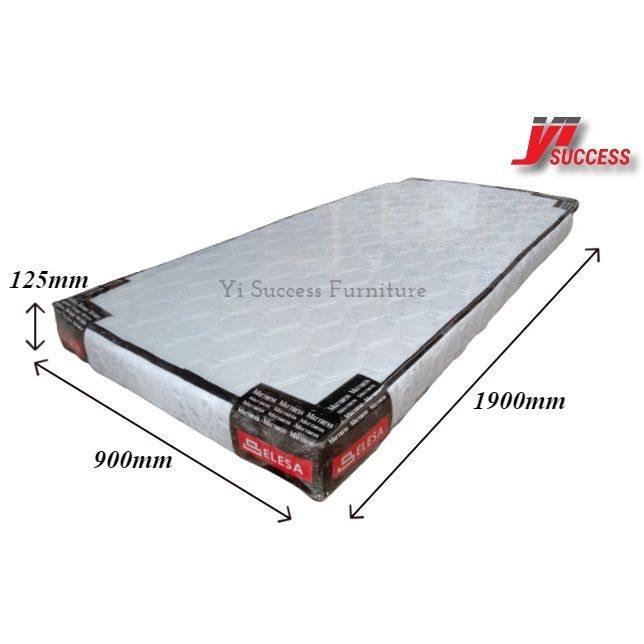 Harmony 3' x 5" High Density Rebond Foam Single Mattress