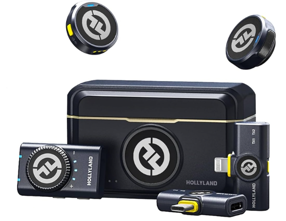 Hollyland *Hollyland Lark M2 Duo, 300M Wireless Microphone Kit