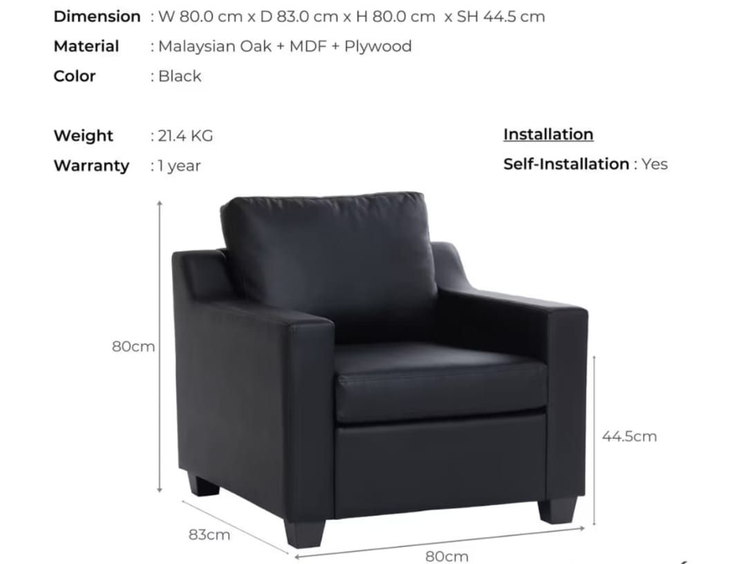 Sofa 1 Seater