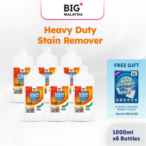 BIG+ Heavy Duty Stain Remover (6 x 1000ml)