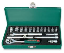 JONNESWAY 57PCS 1/4" & 3/8" DR. COMBINATION SOCKET SET