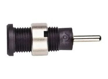 Fluke PJKPL 72921-0 2mm Safety Sheathed Jack With 1.9mm Connecting Pin, (black)