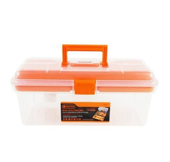 QP Tools Box Transparent 38 x 20 x 16.5cm