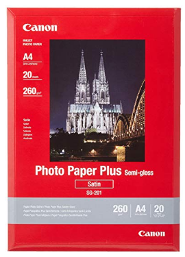 CANON Photo Paper Plus Semi-Glossy (260g/m2) SG-201 A4 (20 sheets)