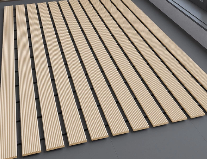 Innohut Anti Slip TPE Toilet Kitchen Bathroom Floor Mat Waterproof 61cm x 61cm - BEIGE