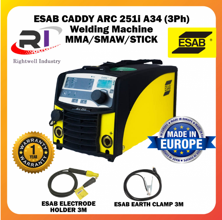 RIGHTWELL ESAB CADDY ARC 251I MMA WELDING MACHINE(SWEDEN)