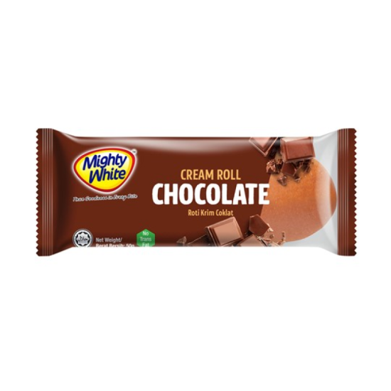 Mighty WhIte Bread Chocolate Cream Roll 50G