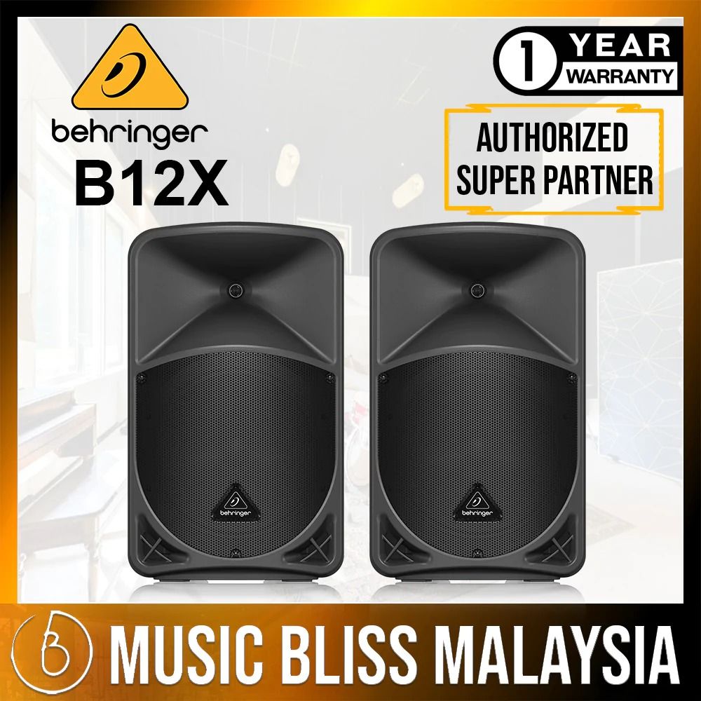 *#Behringer B12X 1000W 12" Powered Speaker - Pair