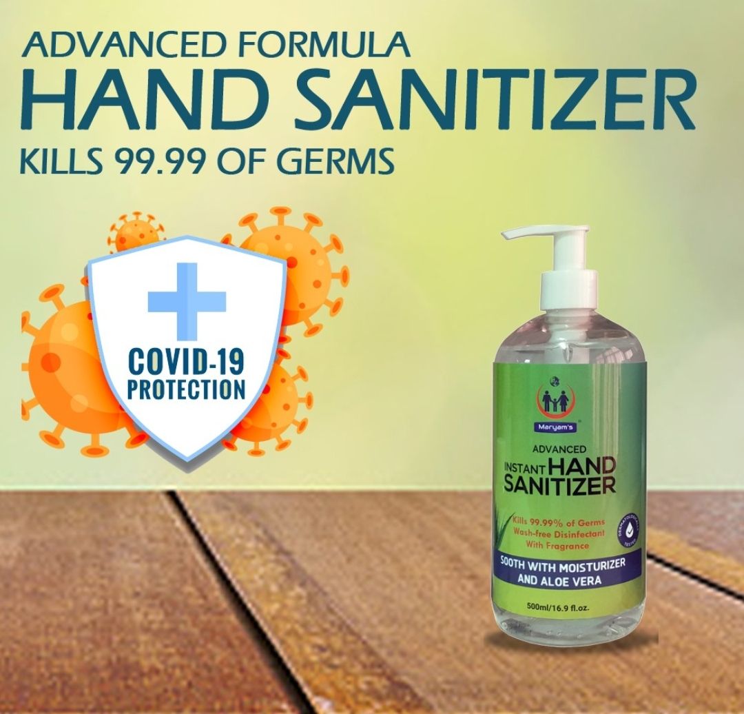NA Hand Sanitizer Liquid 500ml (Kill 99.9% Germ, Bacteria, Virus) 75% Alcohol