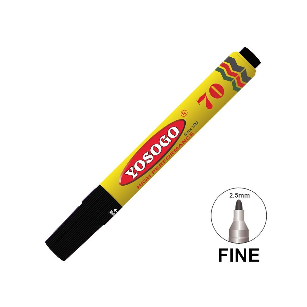 Yosogo 70 YOSOGO MARKER PEN BLACK
