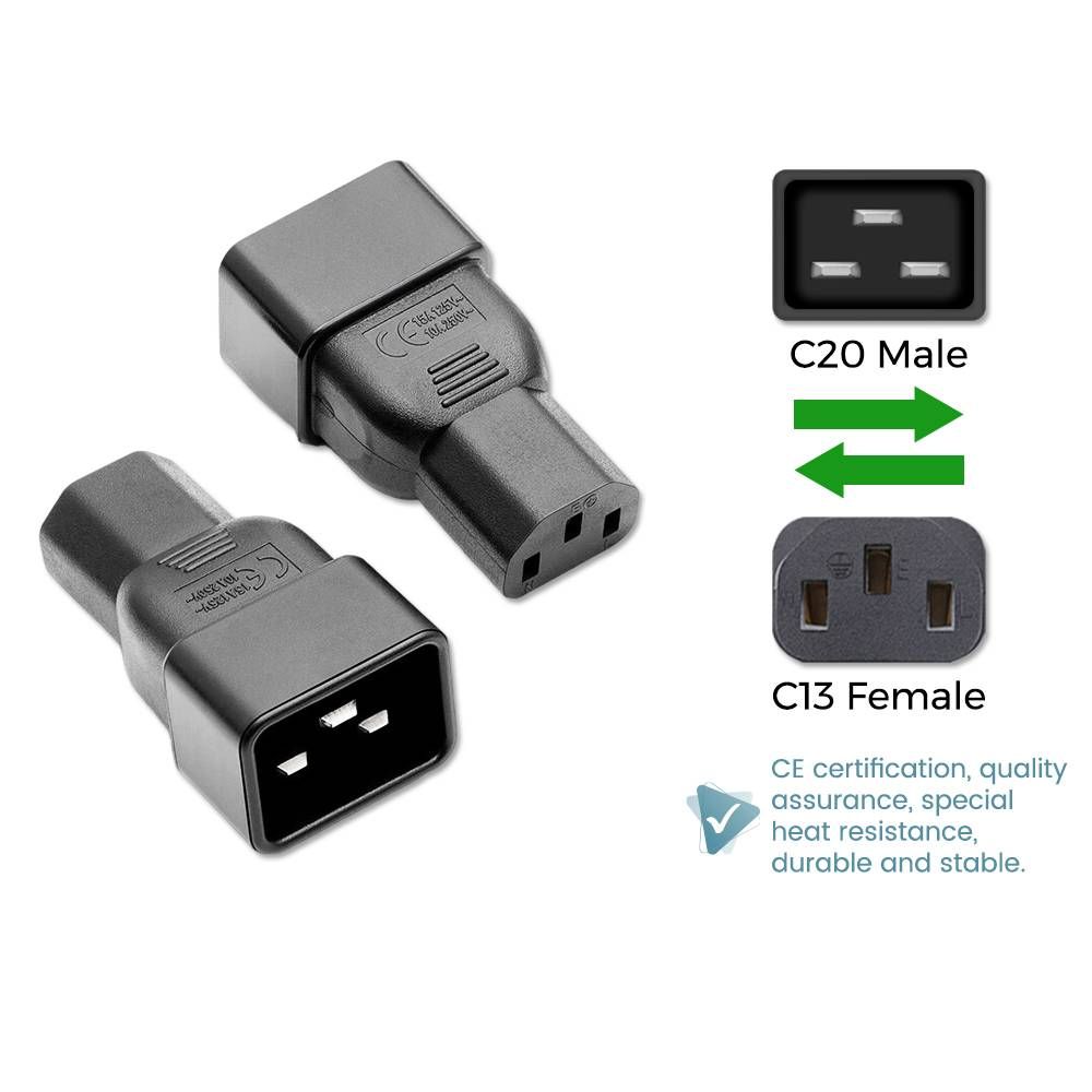 C20 TO C13 PDU UPS POWER CONVERTER