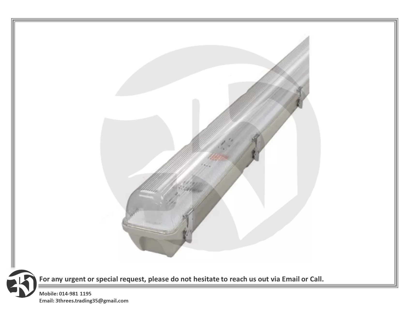 Fluorescent Lamp Casing 40w