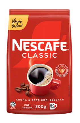 NESTLE NESCAFE CLASSIC INSTANT COFFEE REFILL PACK 300G