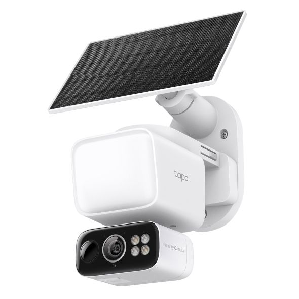 Tp Link Solar-Powered Floodlight Pan/Tilt Security Camera Kit Tapo C615F KIT
