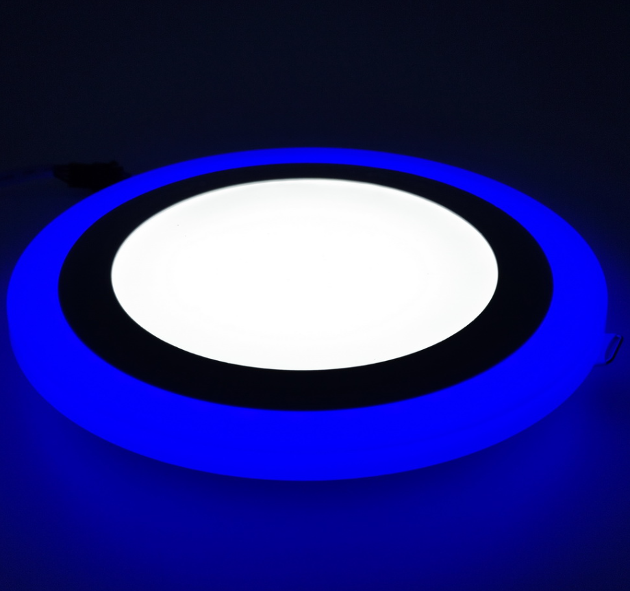 MASTERCO BLR LED PANEL LIGHT WITH BLUE LIGHT FRAME ROUND