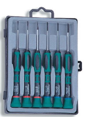 JONNESWAY 6PCS PRECISION SCREWDRIVER SET (L:50MM)