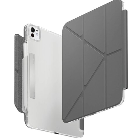 UNIQ Camden Click - Y-Fold Functionality with Stylus Holder - Rhino Grey ( iP@d Pro 11" / Pro 13" 2024 M4)