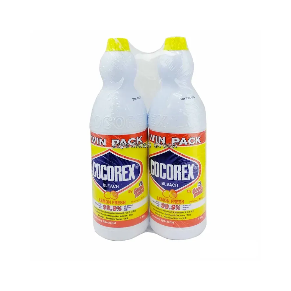 COCOREX Bleach by GM - Lemon 1kg TWIN PACK