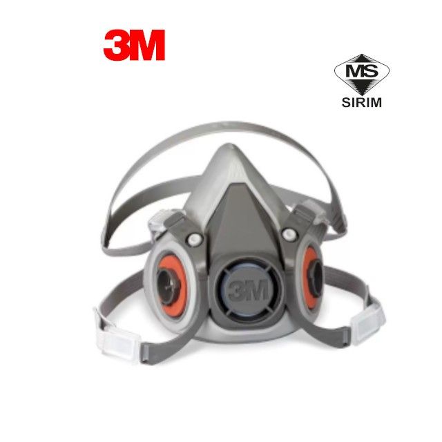 VPRO PPE RESPIRATOR 3MTM 6200 M 6100 6300 Half Face Mask SIRIM DOSH Use With 6051 6057 6054 6075 6059 6096 6035 2135 2138 6038 2125 2128