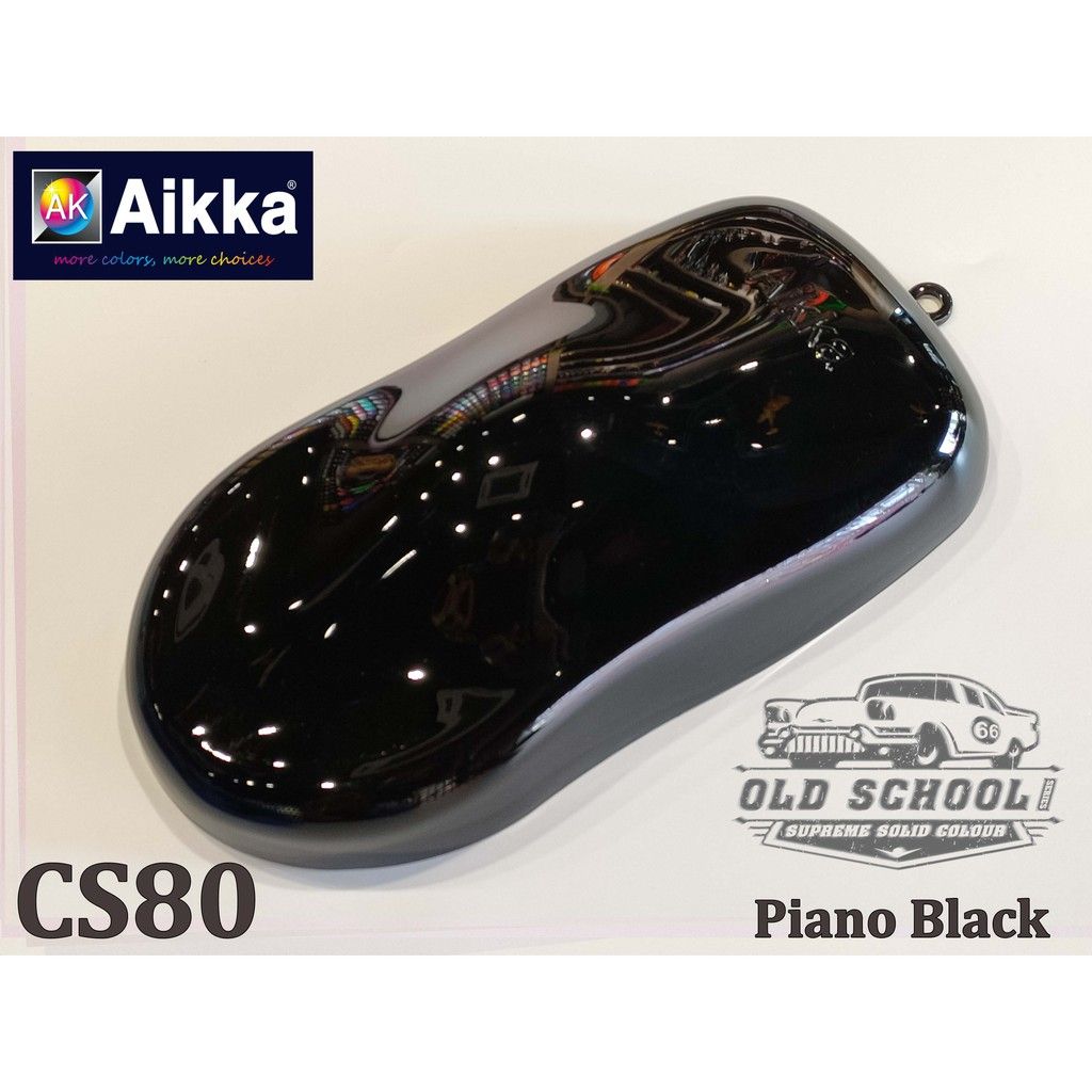 AIKKA OLD SCHOOL SOLID COLOUR CS 80 - PIANO BLACK