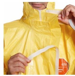DUPONT TYCHEM C HOODED COVERALL SIZE 2XL