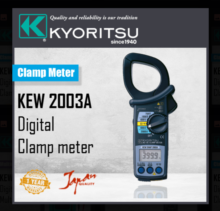 KYORITSU 2003A DIGITAL AC/DC CLAMP METER