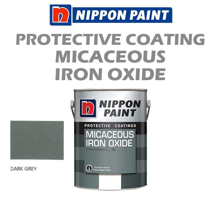 NIPPON HIGH PERFORMANCE PROTECTIVE COATING - MICACEOUS IRON OXIDE - DARK GREY