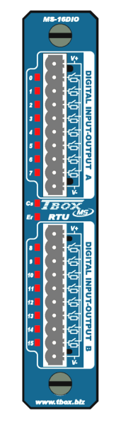 *T-BOX MS-16DIO: Digital Input/Output