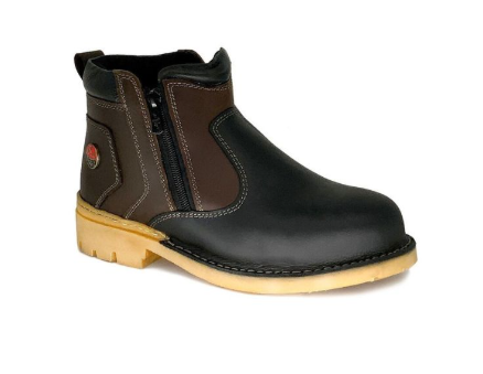 Black Hammer Mid-cut Double Zip - Black / Brown (UK 11-12)