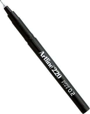 ARTLINE 220 SIGN PEN 0.2mm(BLACK,BLUE,RED,GREEN)