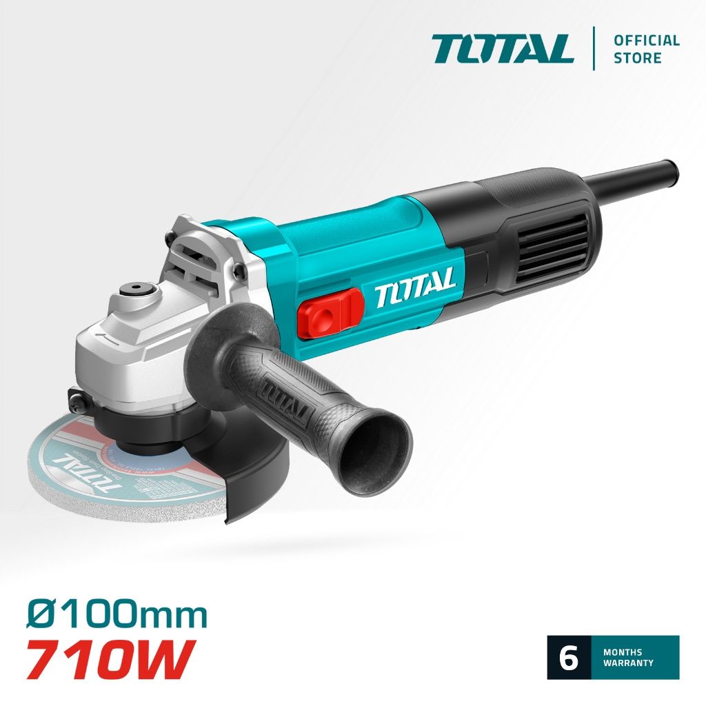 TOTAL ANGLE GRINDER (100MM/4") M10 THREAD (710W) TG107100763-8