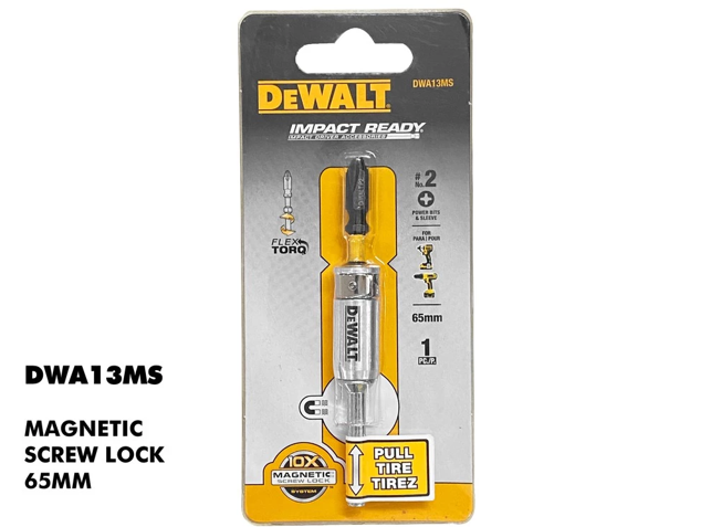 DEWALT DWA13MS 65MM MAGNETIC SCREW LOCK