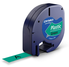 Dymo Tape L/Tag Plas Green (S0721640)