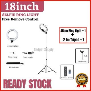 18inch LED LIVE Ring Light With Stand &Remote