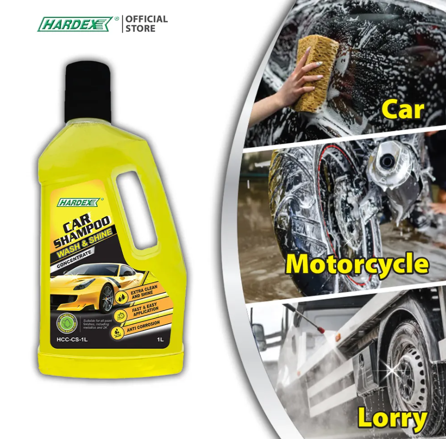 HARDEX HCC-CS-1L CAR SHAMPOO WASH AND SHINE (1L)