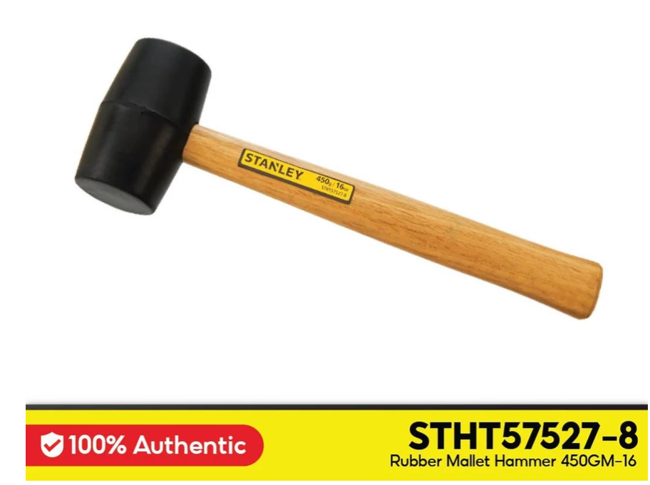 STANLEY STHT57527-8 (350MM 16OZ) / STHT57528-8 (680MM 24OZ) RUBBER MALLET HAMMER