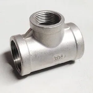ATKC Stainless Steel Fittings Reducing Tee 3/4" x 1/2"