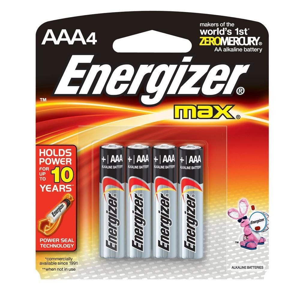 *Energizer Max AAA (4pcs/card)