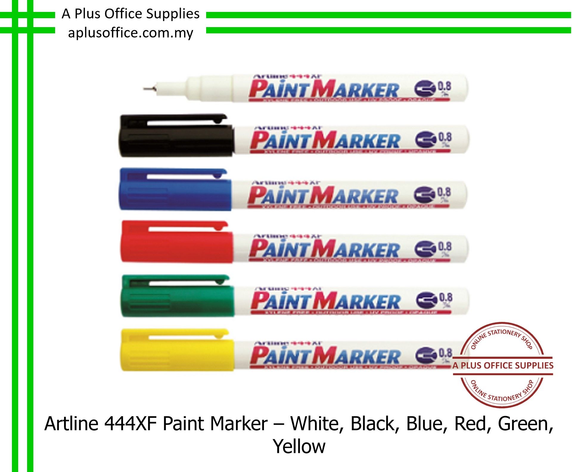 ARTLINE 444XF Paint Marker White