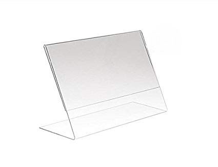 Acrylic Landscape Information Holder 6'' x 4''