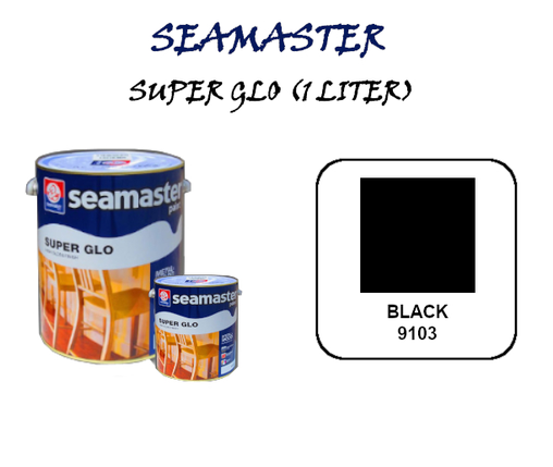 SEAMASTER PAINT SUPER GLO HIGH GLOSS | MATT FINISH - BLACK 9103