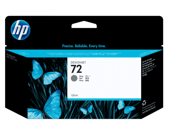 HP 72B 130-ml Gray Ink Cartridge (3WX08A)