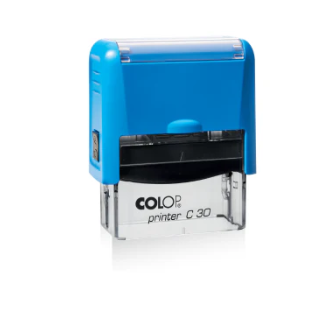 COLOP RUBBER STAMP C30 48MM X 17MM
