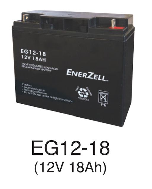 ENERZELL 12V 18AH VRLA BATTERY (EG12-18)