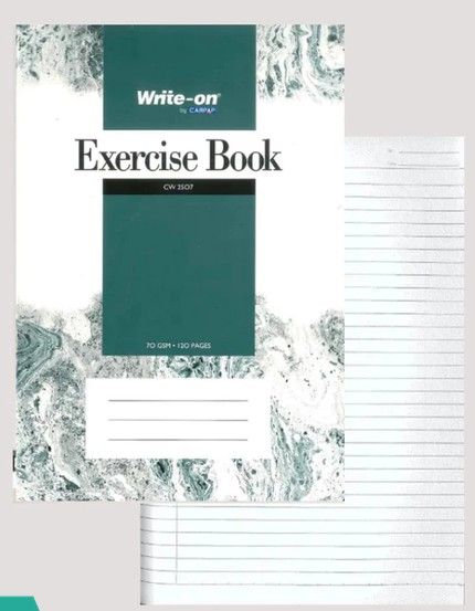 Campap Write-ON Exercise Book A4 Size 2506 & 2507 & 2508 & 2509 & 2510 5pcs 5pcs 2507 120pg CW-2506-KK
