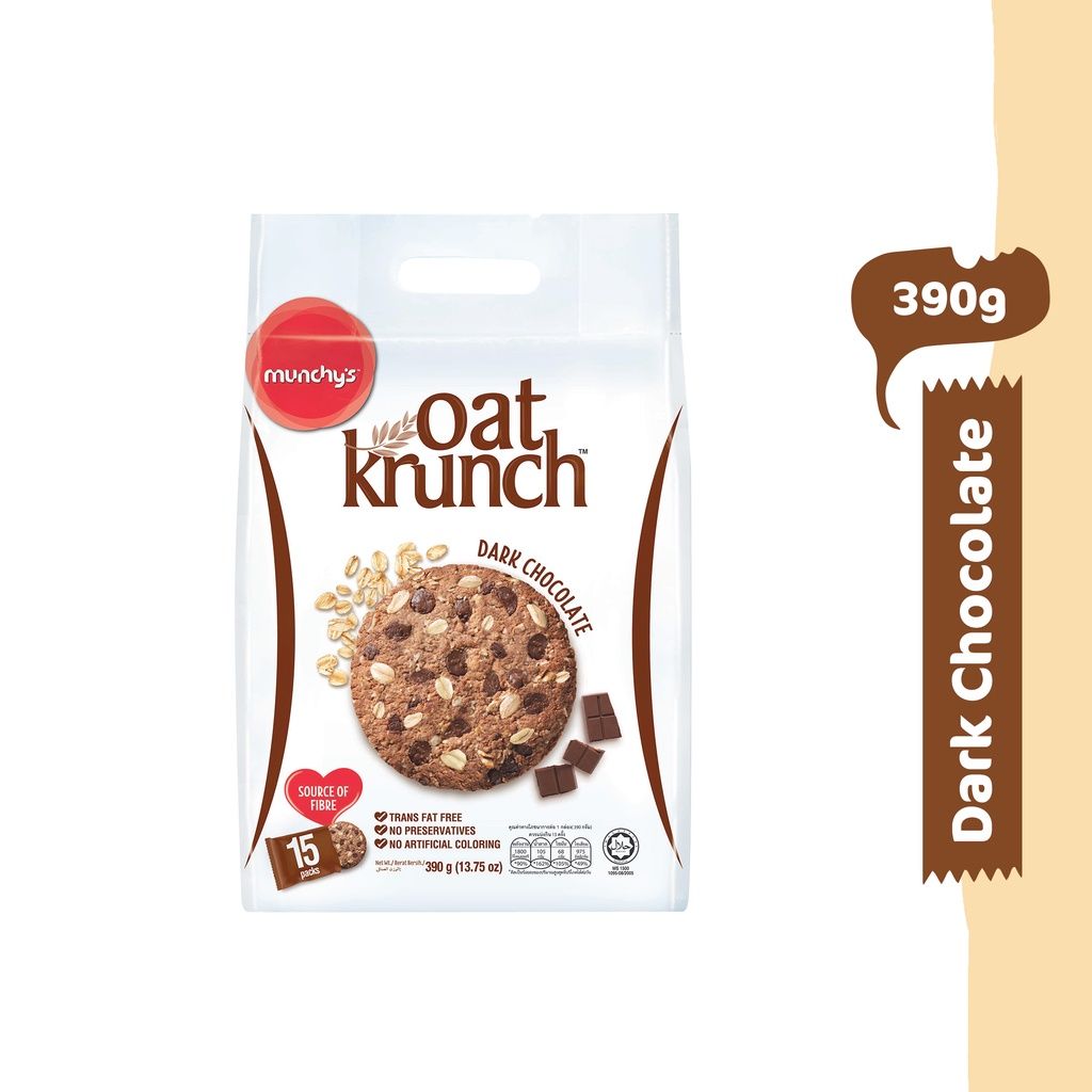 Munchy's Oat Krunch Dark Chocolate 390g (15 Pck)