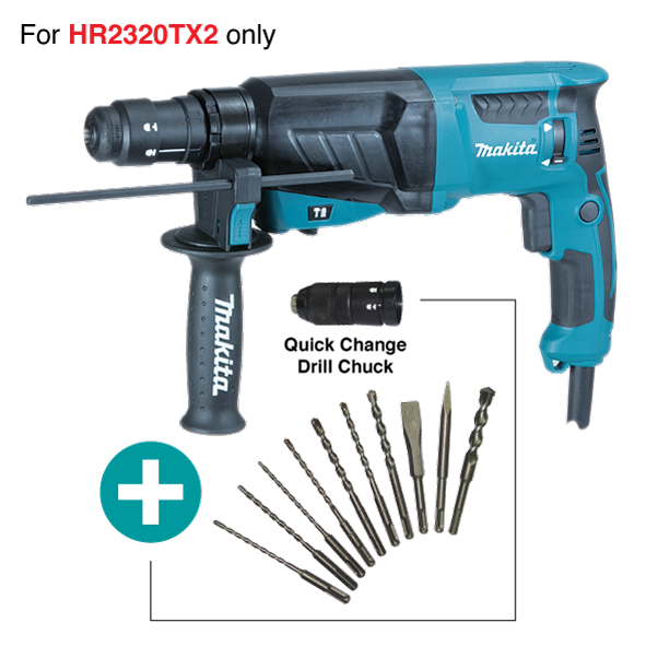 Makita HR2320T Combination Hammer 23mm 720W