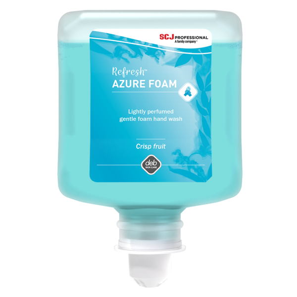 Refresh鈩�Azure FOAM Lightly Fragranced Gentle Foam Hand Wash, 1L Cartridge, 6 Ea/Case