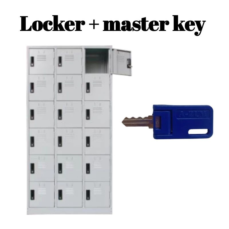 18 COMPARTMENT STEEL LOCKER