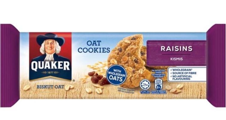 Quaker Oat Cookies Raisins